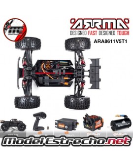 copy of ARRMA NOTORIUS 1/8 MONSTER TRUCK BRUHLESS BLX-4W 6S NEGRO RTR