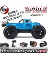 copy of ARRMA NOTORIUS 1/8 MONSTER TRUCK BRUHLESS BLX-4W 6S NEGRO RTR