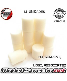 ESPUMAS FILTRO SIN ACEITAR INT/EXT HB, SERPENT, LOSI, ASSOCIATED ( 12U.)

Ref: XTR-0218