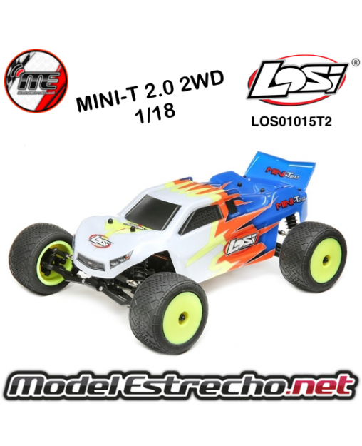 1/18 MINI-T 2.0 2WD STADIUM T BLUE BRUSHED RTR

Ref: LOS01015T2