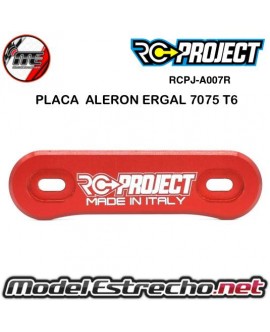 PLACA SOPORTE ALERON RCPROJECT ROJO

Ref: RCPJ-A007R