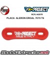 PLACA SOPORTE ALERON RCPROJECT ROJO