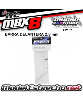 BARRA ESTABILIZADORA DELANTERA 2.8mm MUGEN MBX

Ref: E2137