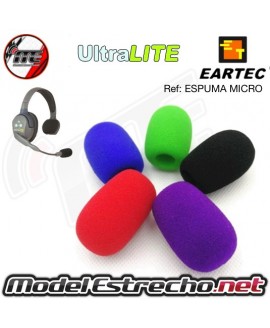 ESPUMA AZUL PARAVIENTO PARA MICROFONO CASCOS ULTRALITE (1U.)