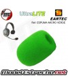 ESPUMA VERDE PARAVIENTO PARA MICROFONO CASCOS ULTRALITE (1U.)