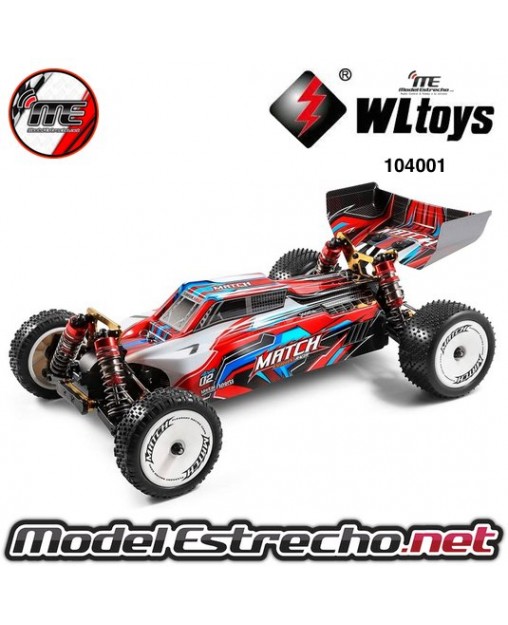 COCHE ELECTRICO RTR 1/10 BUGGY 4WD 2.4 MOTOR 550 WLTOYS

Ref: 104001