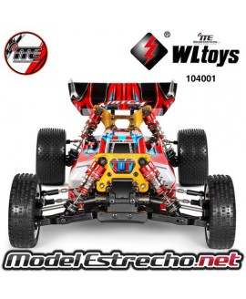 COCHE ELECTRICO RTR 1/10 BUGGY 4WD 2.4 MOTOR 550 WLTOYS

Ref: 104001