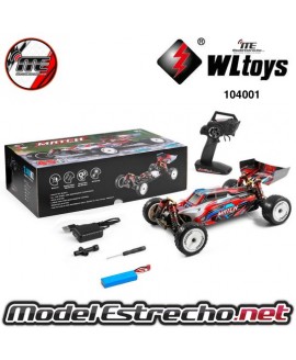 COCHE ELECTRICO RTR 1/10 BUGGY 4WD 2.4 MOTOR 550 WLTOYS

Ref: 104001