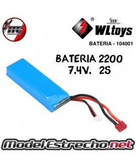 BATERIA LIPO 7.4v. 2200mah 104001

Ref: 104001-1652