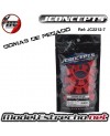 GOMA PEGADO NEUMATICOS JCONCEPTS ROJO 1/8 y 1/10 (4U.) CON BORDES PARA TIRAR 

Ref: J2212-7