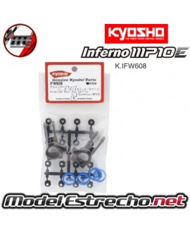 PORTA MANGUETAS TRASERAS ALUMINIO KYOSHO INFERNO MP10