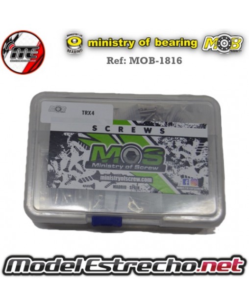 KIT DE TORNILLERIA ACERO INOXIDABLE TRAXXAS TRX-4 ( 200 PIEZAS )

Ref: MOB-1816