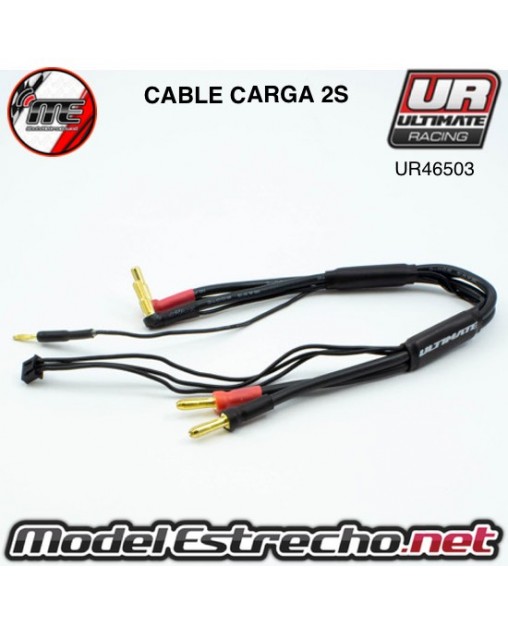 CABLE DE CARGA  BANANA 4mm 2S DE 30CM CON BANANA 4mm/5mm

Ref: UR46503