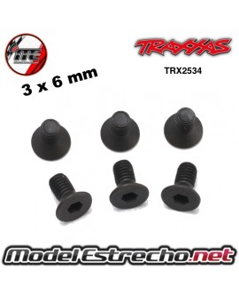 TORNILLO 3x6mm AVELLANADO TRAXXAS (6u.)

Ref: TRX2534