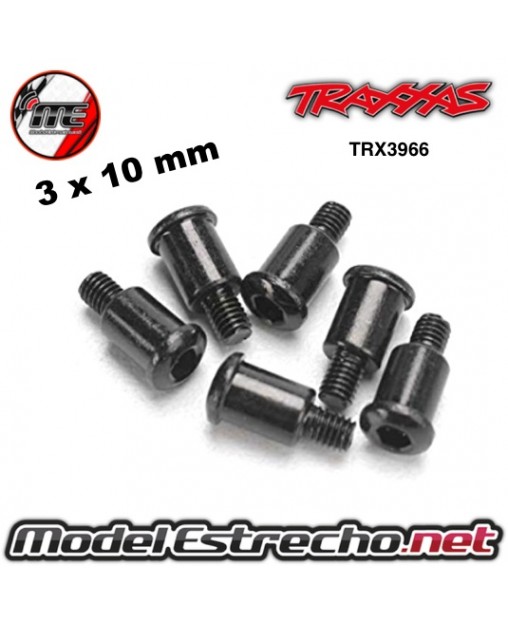 TRAXXAS SCREWS 3x6mm BUTTON -HEAD MACHINE (HEX DRIVE ) (6)