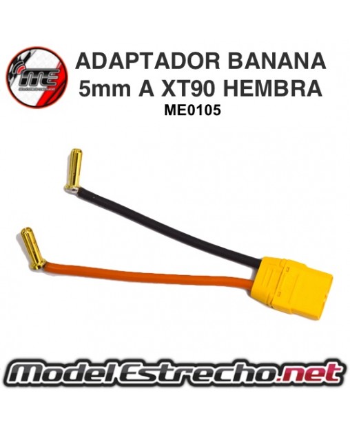 copy of CABLE DE TRAXXAS HEMBRA A BANANA DE 5 mm