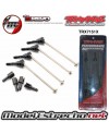 TRAXXAS DRIVESHAFT ASSEMBLY (1) LEFT OR RIGHT (1/16 E-REVO) (FULLY ASSEMBLED, READY TO INSTALL)/3X10MM SCREW PIN (1)