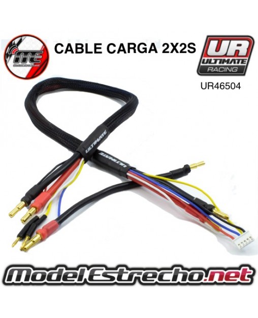 CABLE DE CARGA  BANANA 4mm 2X2S DE 60CM CON BANANA 4/5mm

Ref: UR46504