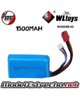 BATERIA LIPO 7.4V. 1500MAH WLTOYS