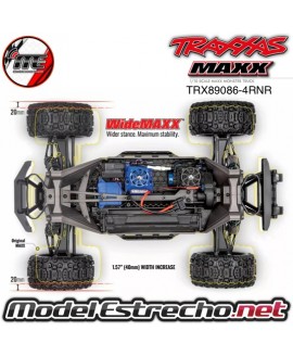 TRAXXAS WIDE MAXX 1/10 4WD BRUSHLESS MONSTER TRUCK VXL-4S ROCK & ROLL

Ref: TRX89086-4RNR