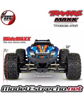 TRAXXAS WIDE MAXX 1/10 4WD BRUSHLESS MONSTER TRUCK VXL-4S ROCK & ROLL

Ref: TRX89086-4RNR