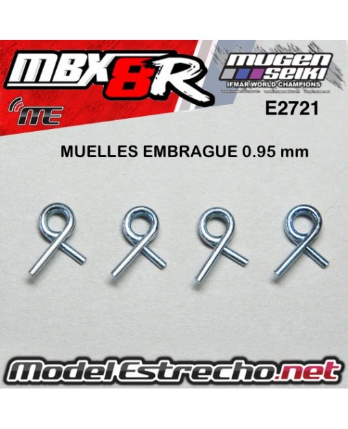 MUELLES EMBRAGUE 0.95 mm MUGEN MBX8R (4U.)

Ref: E2721