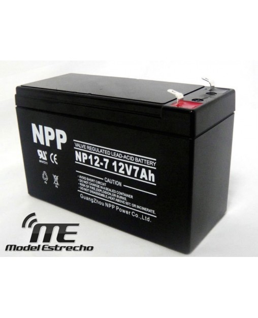 BATERIA DE PLOMO 12V.