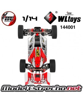 COCHE ELECTRICO RTR 1/14 BUGGY 4WD 2.4 MOTOR 550 60Km/h WLTOYS