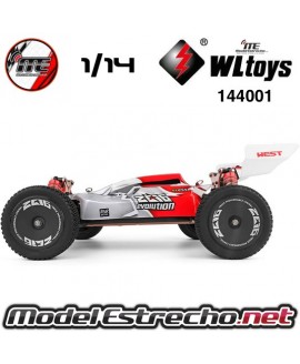COCHE ELECTRICO RTR 1/14 BUGGY 4WD 2.4 MOTOR 550 60Km/h WLTOYS

Ref: 144001