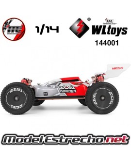 COCHE ELECTRICO RTR 1/14 BUGGY 4WD 2.4 MOTOR 550 60Km/h WLTOYS