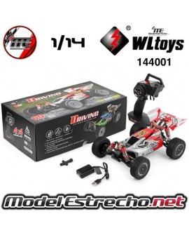 COCHE ELECTRICO RTR 1/14 BUGGY 4WD 2.4 MOTOR 550 60Km/h WLTOYS