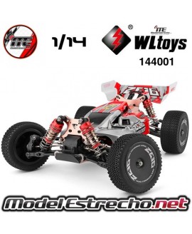 COCHE ELECTRICO RTR 1/14 BUGGY 4WD 2.4 MOTOR 550 60Km/h WLTOYS

Ref: 144001