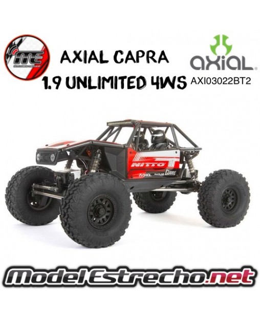 AXIAL CAPRA 1.9 UNLIMITED TRAIL BUGGY 1/10 4WS RTR ROJO AXI03022BT2