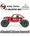 AXIAL CAPRA 1.9 UNLIMITED TRAIL BUGGY 1/10 4WS RTR ROJO  AXI03022BT1