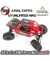 AXIAL CAPRA 1.9 UNLIMITED TRAIL BUGGY 1/10 4WS RTR ROJO  AXI03022BT1