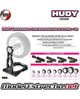 BASE EQUILIBRADOR DE RUEDAS UNIVERSAL HUDY