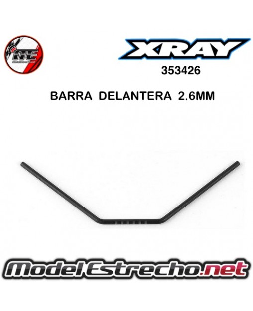 XRAY BARRA ESTAVILIZADORA TRASERA  2.6mm 

Ref: 353426