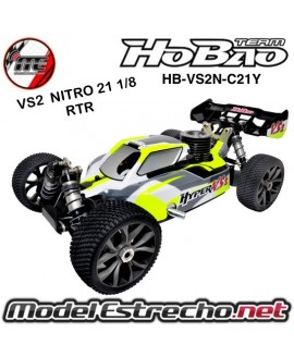 HOBAO HYPER VS2 NITRO BUGGY 21 1/8 RTR

Ref: HB-VS2N-C21Y