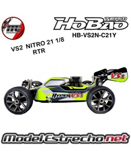 HOBAO HYPER VS2 NITRO BUGGY 21 1/8 RTR

Ref: HB-VS2N-C21Y
