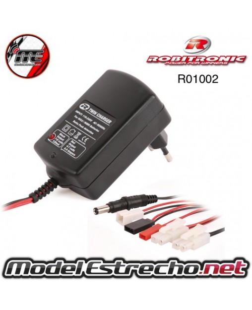 CARGADOR ROBITRONIC TWIN 4-7 CELLS 0.9A & 7-8 CELLS 120ma

Ref: R01002