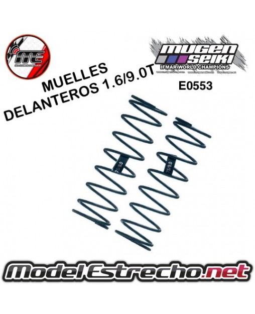 MUELLE AMORTIGUADOR DELANTERO 1.6 /9.0T MUGEN MBX

Ref: E0553