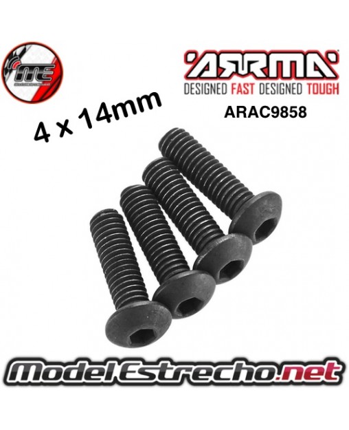TORNILLOS M4x14mm BOTON (8U.)

Ref: ARAC9858