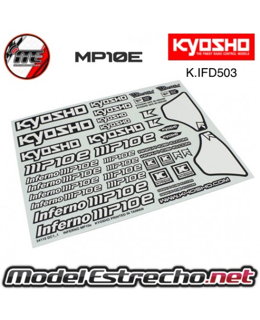 PEGATINAS DECORACION KYOSHO INFERNO MP10e

Ref: K.IFD503