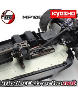 KYOSHO SOPORTE DELANTERO PORTAMANGUETA INFERNO MP10 16 DEG. ALUMINIO