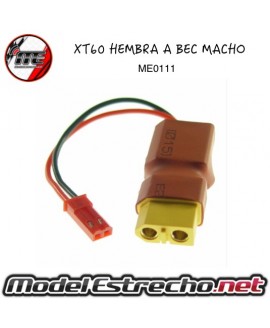 ADAPTADOR XT60 HEMBRA A BEC MACHO

Ref: ME0111