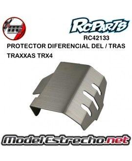 PROTECTOR DIFERENCIAL DEL/TRAS ACERO INOX TRAXXAS TRX4

Ref: RC42133