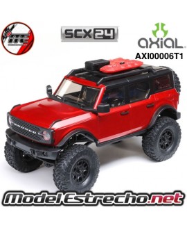 AXIAL SCX24 FORD BRONCO 2021 1/24 4WD RTR ROJO

Ref: AXI00006T1