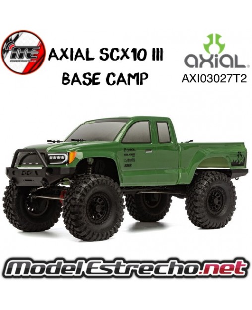 AXIAL SCX10 III BASE CAMP 1/10 4WD RTR VERDE

Ref: AXI03027T2