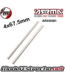 EJE PASADOR TRAPECIO 4x67.5mm ARRMA

Ref: AR330381