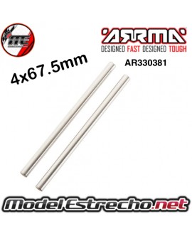 EJE PASADOR TRAPECIO 4x67.5mm ARRMA

Ref: AR330381